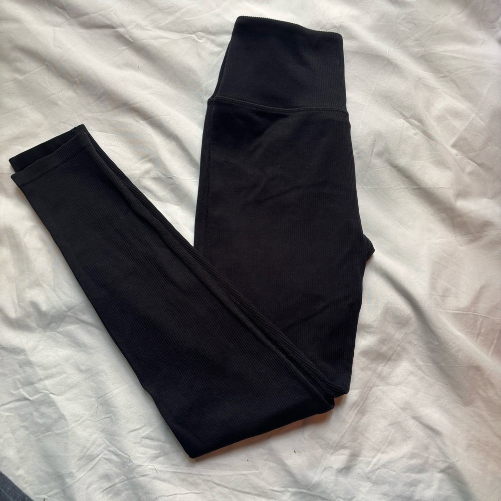Fabletics High-Waisted  Rib Legging - Picture 3 of 4